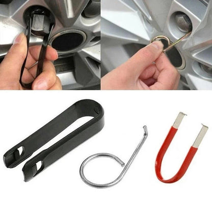 Wheel Lug Nut Cap Remover Tool Set Compatible with For Golf 6X0012243 OEM