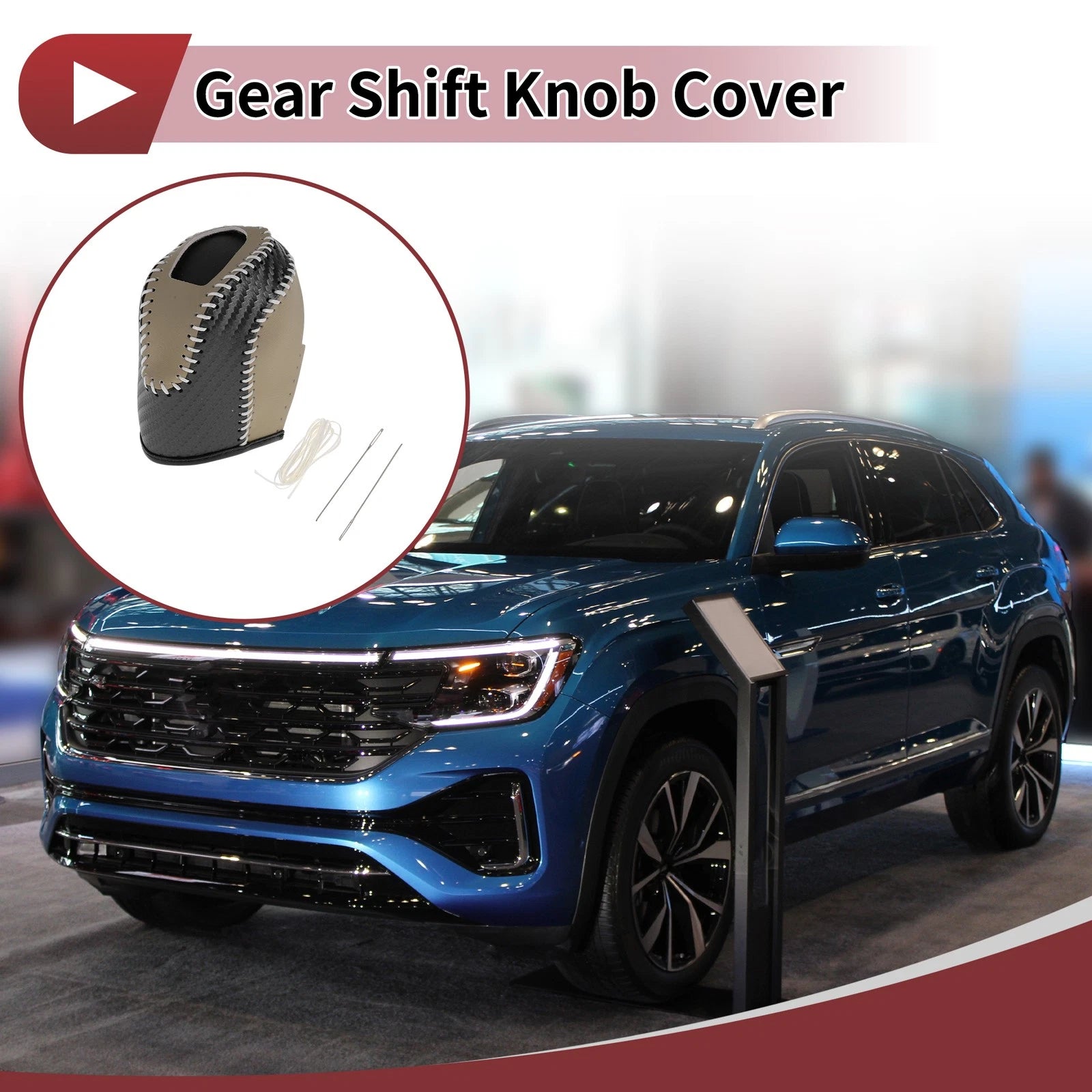 Gear Shift Knob Cover Replacement for Volkswagen Taos (2022–2023)