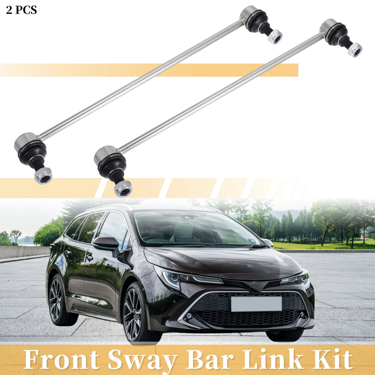 2pcs Front Stabilizer Sway Bar Link for Scion xD, Toyota Yaris (No.K80879)