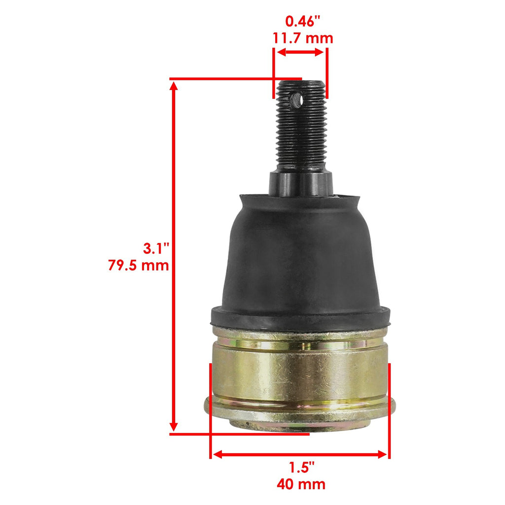 Upper Lower A-Arm Ball Joint Kit for Honda TRX250 Recon 1997–2001
