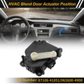 HVAC Heater Blend Door Actuator Replacement for Toyota Camry (2007–2011)