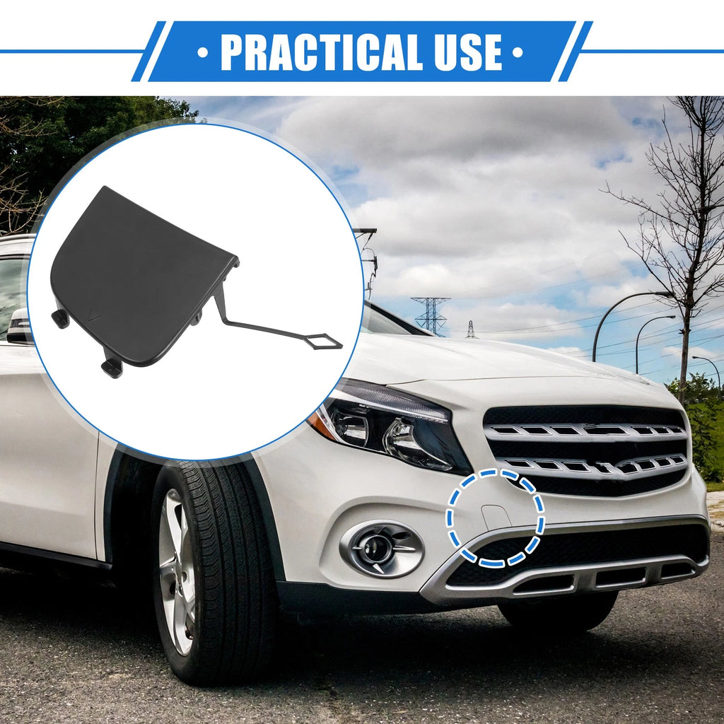 Front Bumper Tow Hook Eye Cover Cap for Mercedes-Benz GLA 250 (2015–2022)