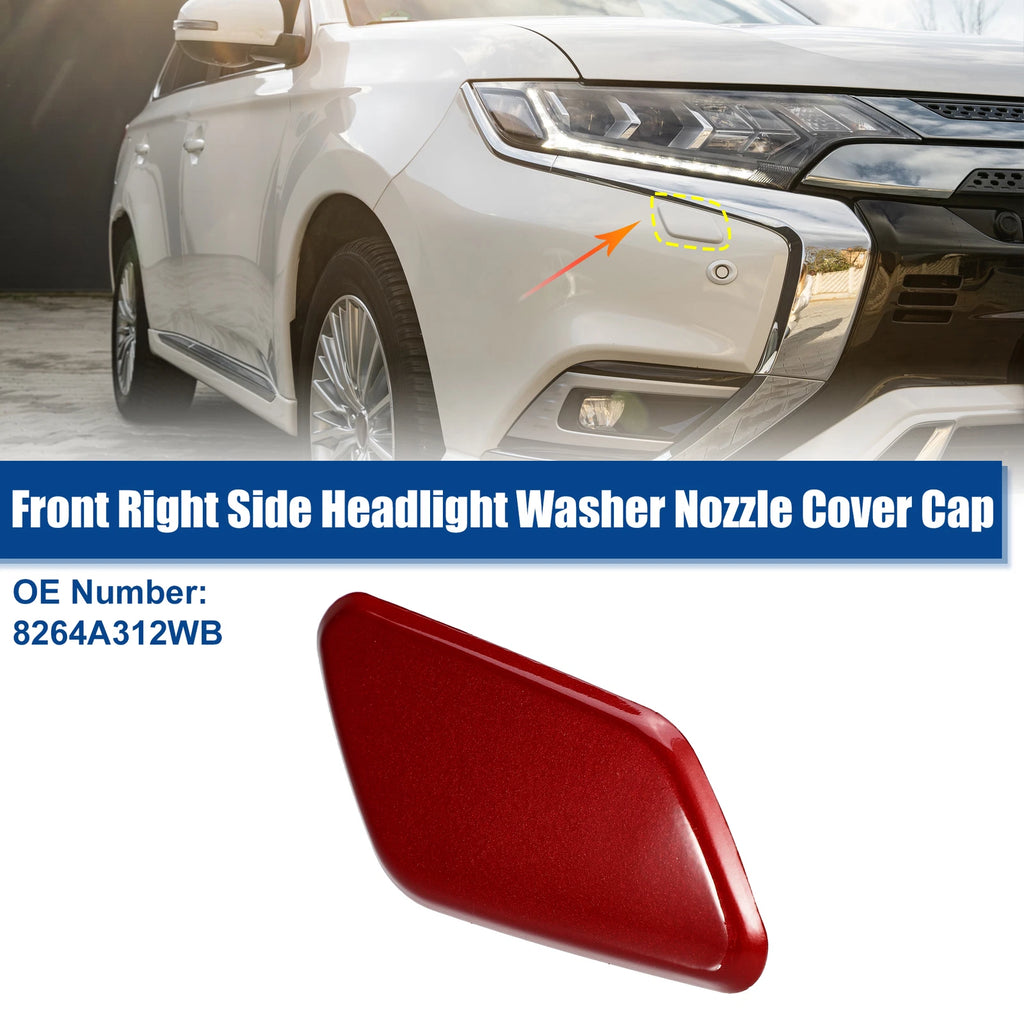 Right Front Headlight Washer Nozzle Cover Replacement for Mitsubishi Outlander (2014–2021)