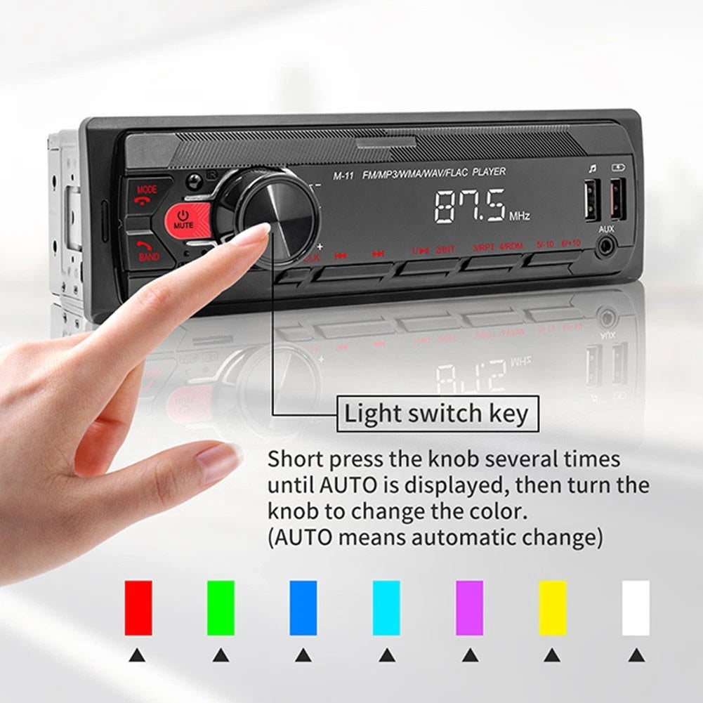 12V Car MP3 Player with AUX Functionality for Compact Design