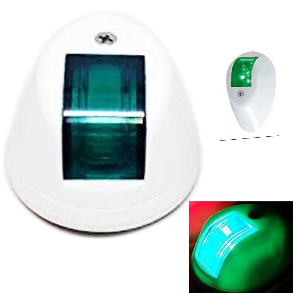 LED Navigation Sailing Light for Marine Boat Yacht (Waterproof, Green) 1PC