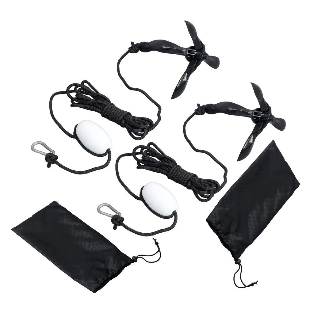 2X Folding Kayak Anchor Set for Grapnel Boat (0.7KG)