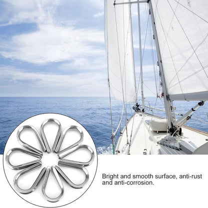 Heart Style Wire Rope Sleeve Connectors for Ship Rigging and Mooring