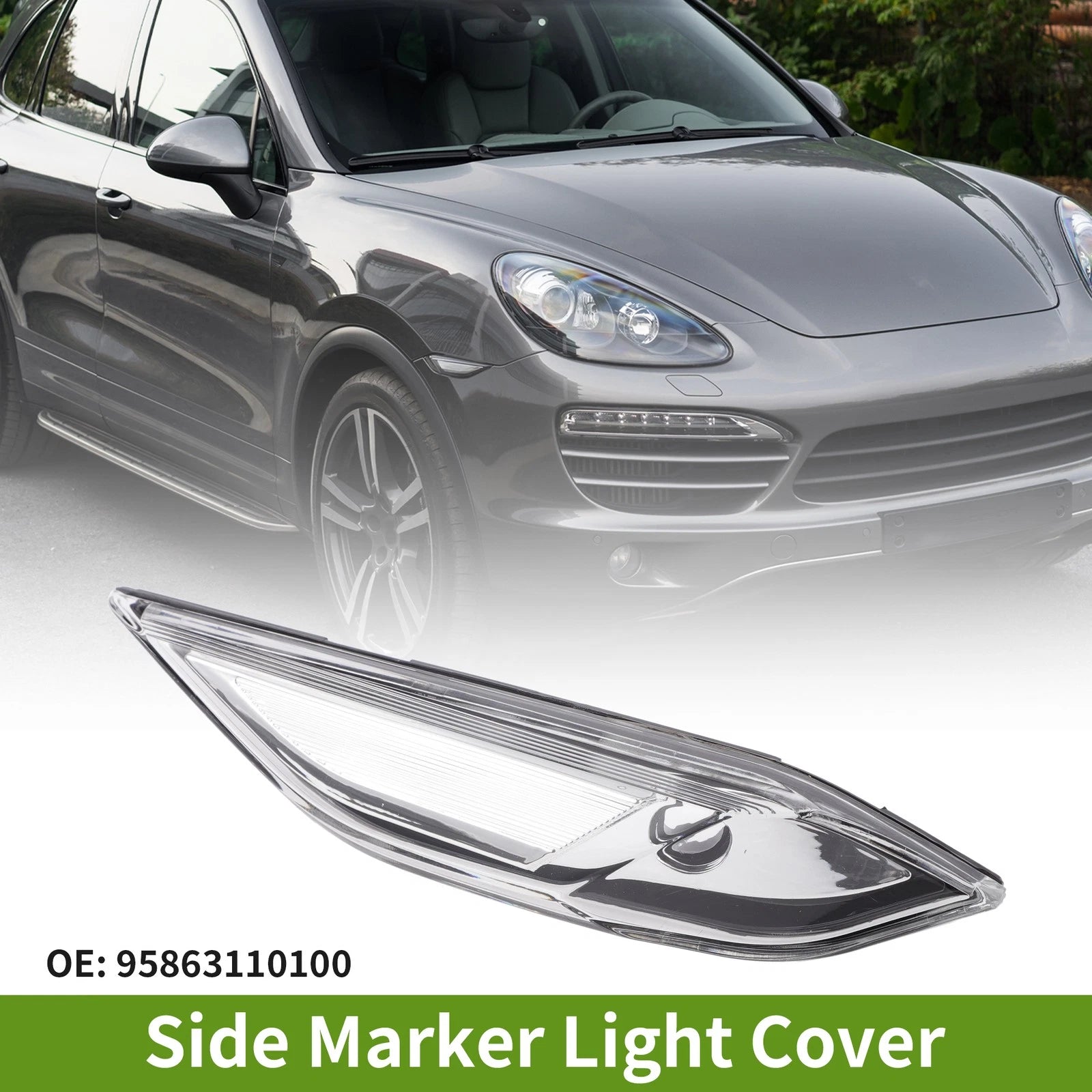 Left Side Marker Light Cover Replacement for Porsche 958 (2011–2015)