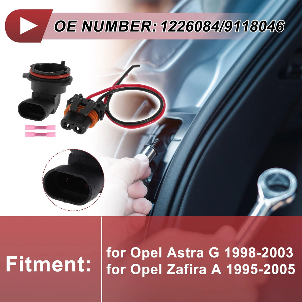 Headlight Light Socket Wiring for Opel Astra G (1998–2003) No. 1226084