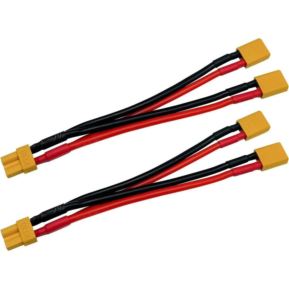 Y Splitter Cable Harness for XT30 (2 Male to 1 Female)