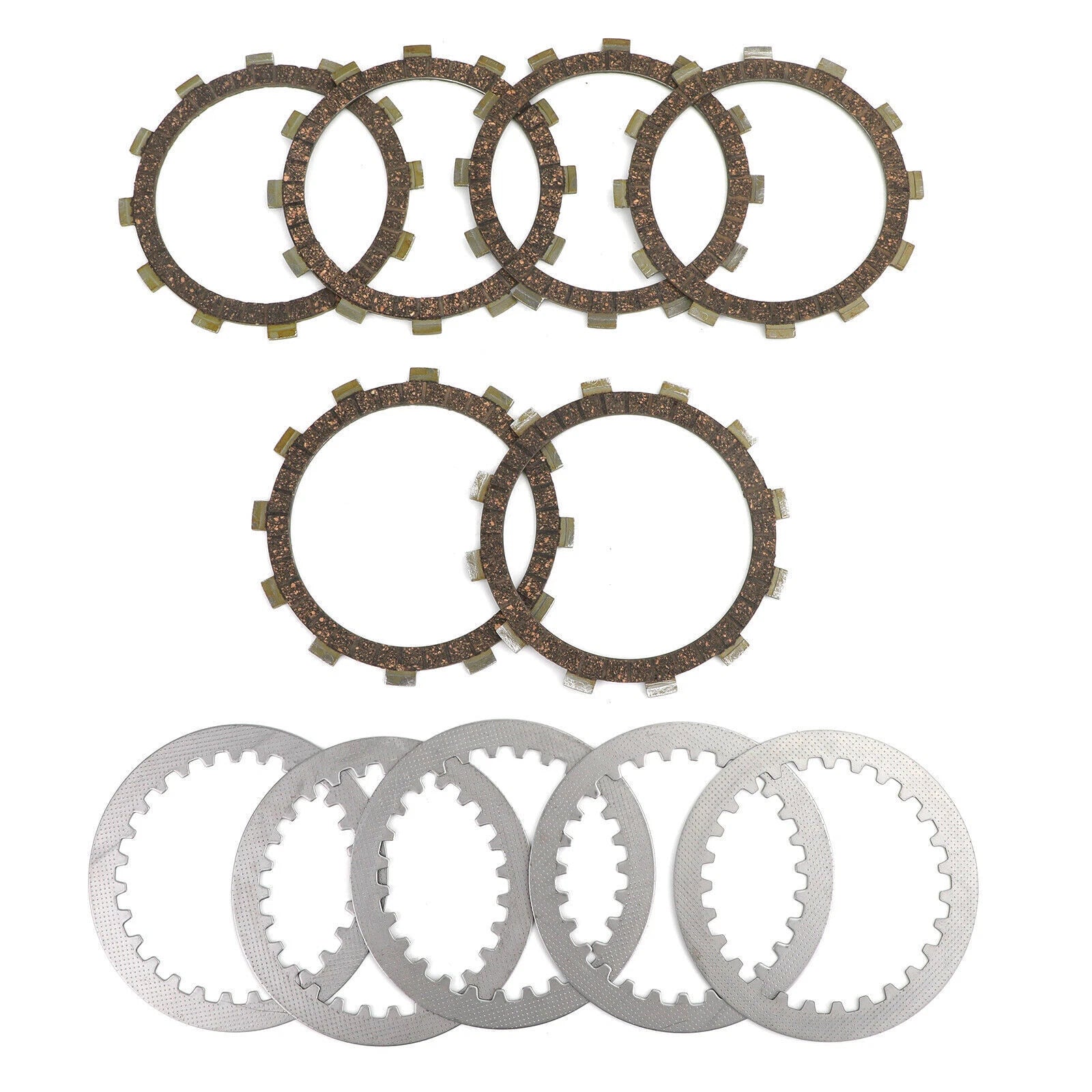 Clutch Kit Steel & Friction Plates for Yamaha SR250/TT250/XT250 (G/H/TH)