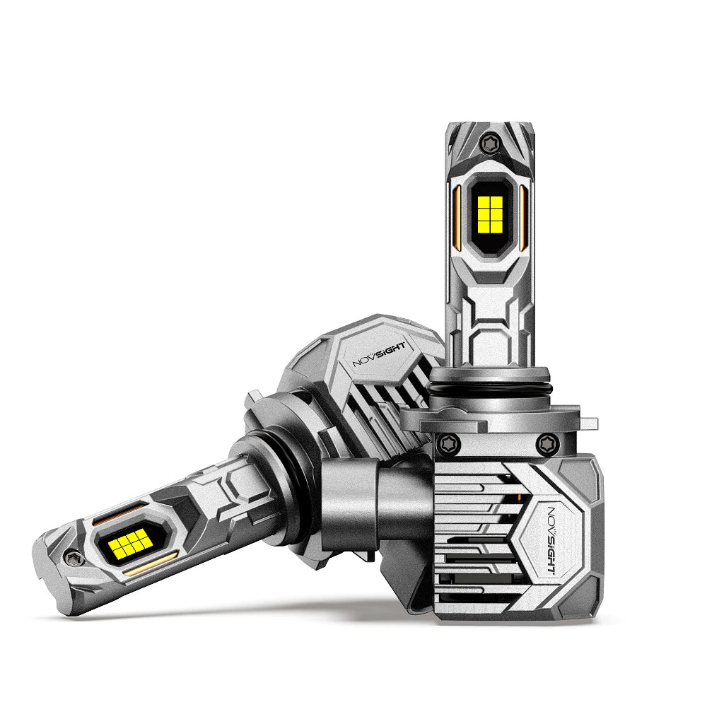 2X 9005 LED Headlight Bulbs for NOVSIGHT (6500K, 30000LM, 130W)