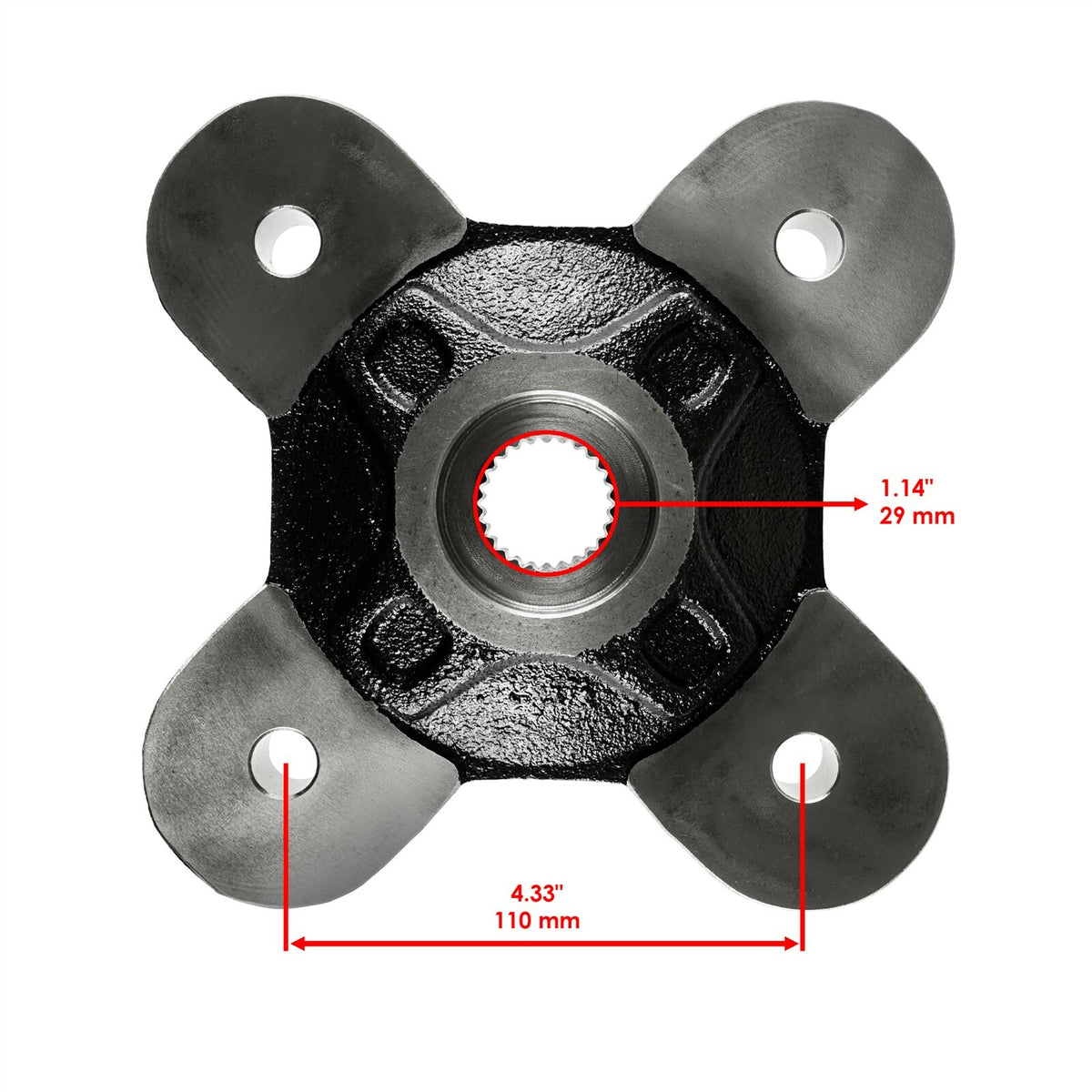 Front Rear Wheel Hub Replacement for Polaris 5141353-067 Left Right (2017–2020)