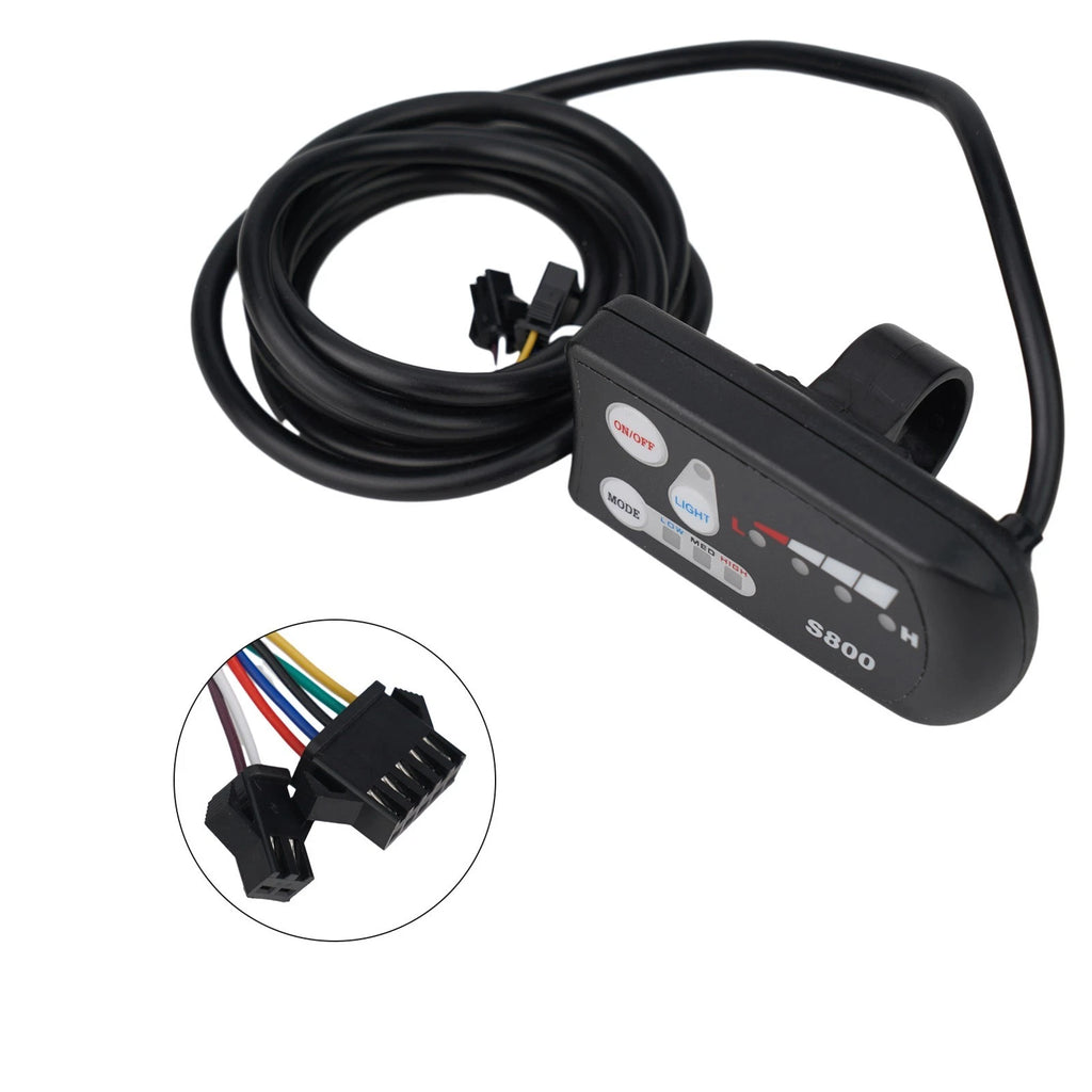 E-Bike Display Controller Kit for Practical Cycling (22.2mm Handlebar)