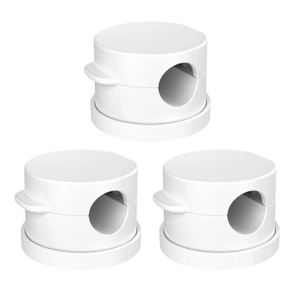 Multi Cable Silicone Organizer with Side Snap Lock for Home and Office