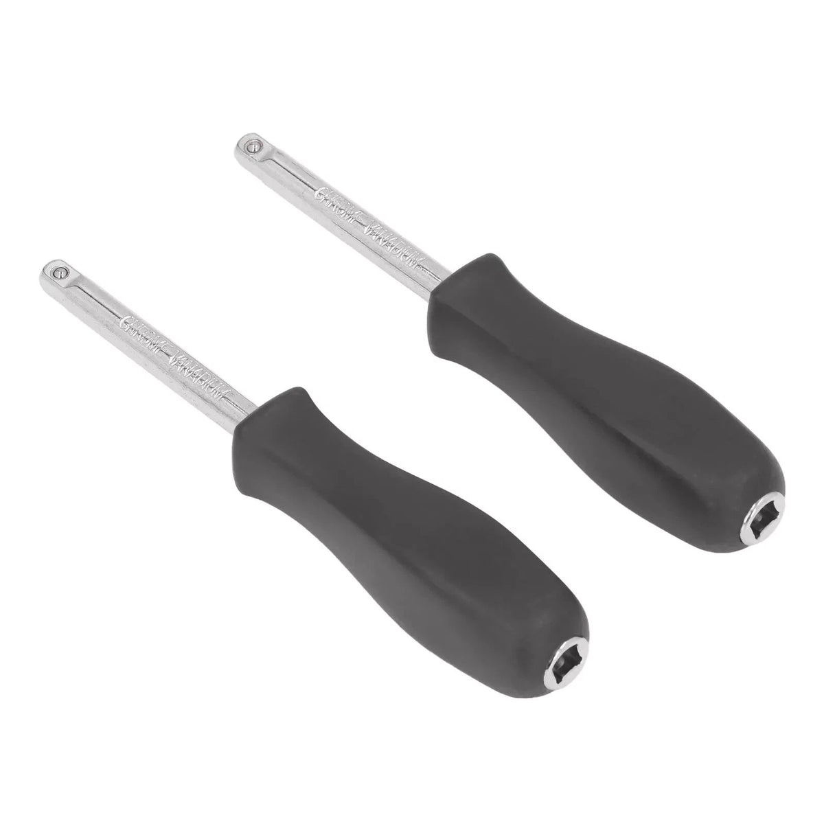 2 Piece Drive Spinner Set for 1/4" Socket Wrench Extension Tool