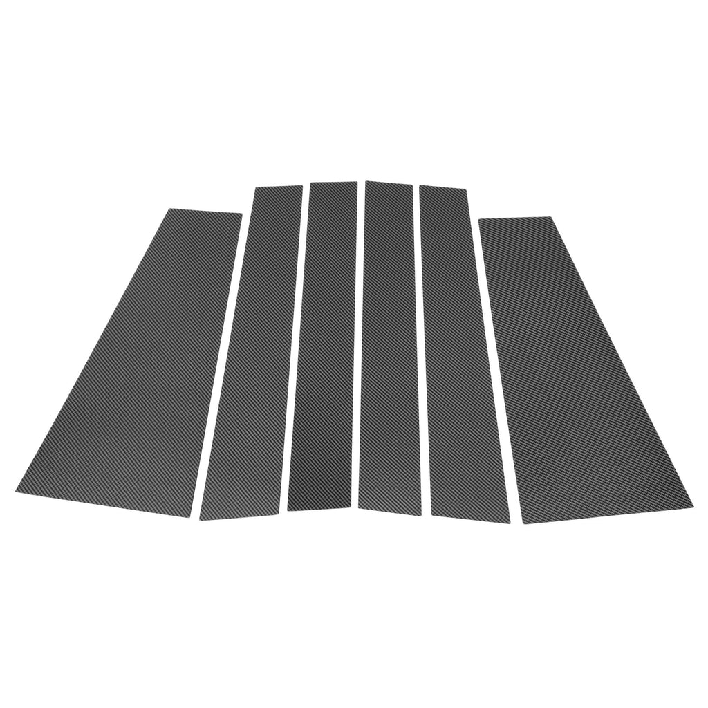 6 Pcs Door Pillar Window Trim Replacement for Toyota Sienna (2021–2023)