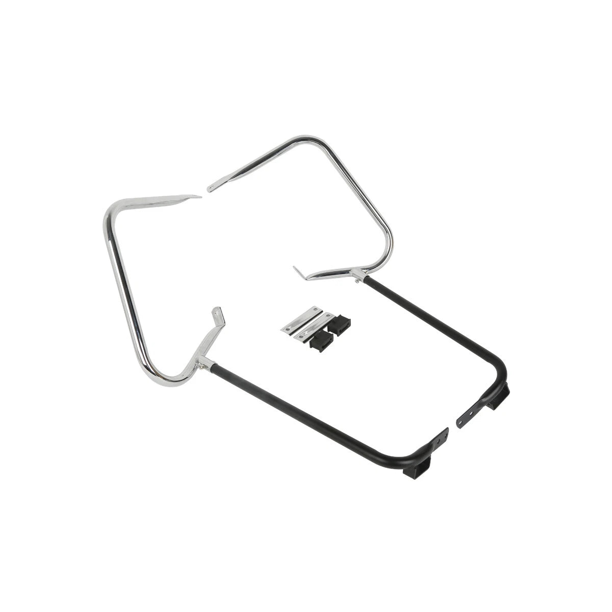 Hard Saddlebag Guards with Support Mounts for Harley Road Glide (1997–2008)