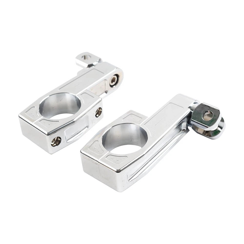 Engine Guard Highway Crash Bar Mount Foot Peg Rest Clamp for Harley