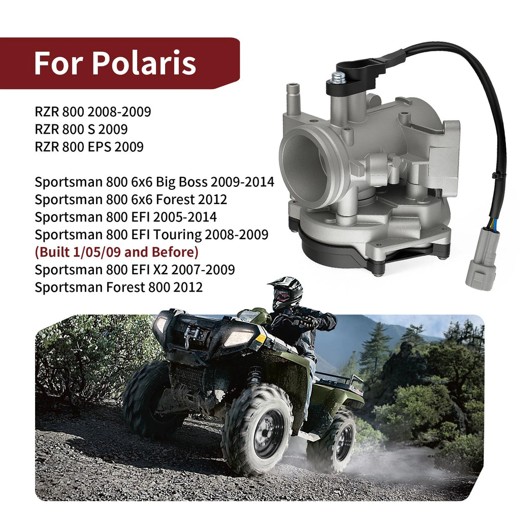 Throttle Body & Intake Manifold for Polaris Sportsman 800 X2 EFI RZR 800 (2008–2014)