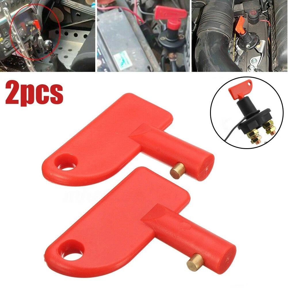2X Key Replacement Set for Keys Cut Off Switch (ABS Plastic)