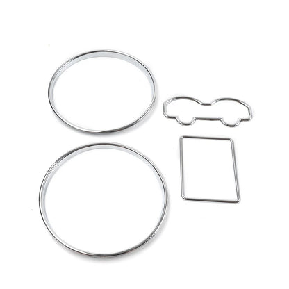 Speedometer Gauge Dial Rings Trim for VW Golf MK4, Passat B5, Jetta 4