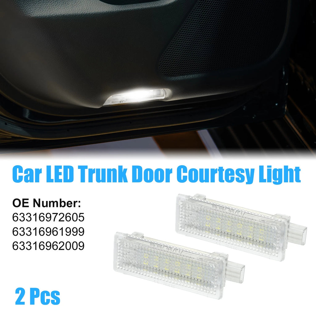 2PCS Trunk Courtesy Light Footwell Lamp Replacement for BMW X3 X5 (2007–2017)