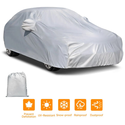 Car Cover for XL Full Sedan (Waterproof, Dust, Rain, Scratch Resistant)