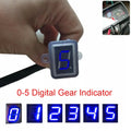 Blue LED Digital Gear Indicator for Motorcycle (0-5 Level)