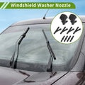 Windshield Washer Nozzle with Hose Connector for Honda