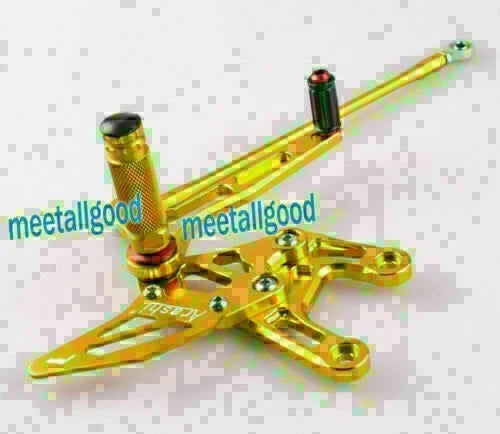 Gold Rearset Set for Kawasaki Ninja ZX10R (2011–2015)