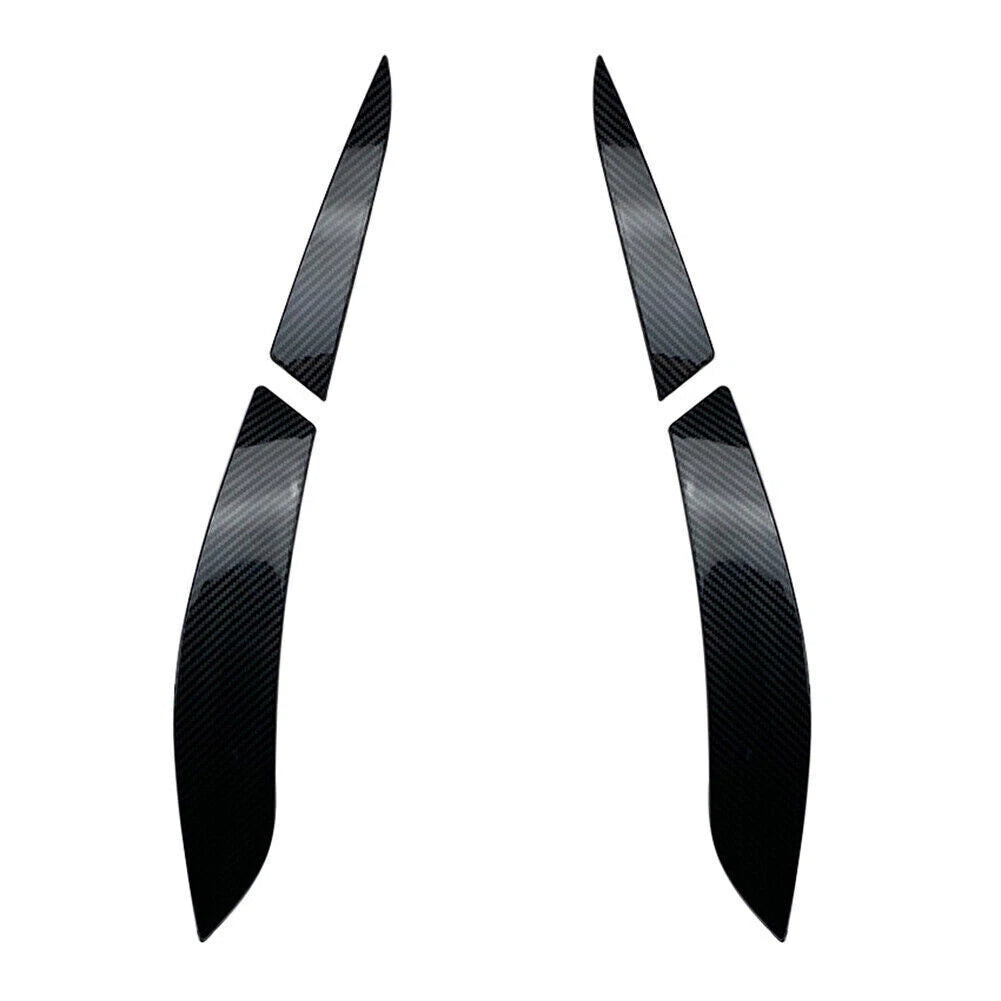 Rear Tail Light Lamp Eyelid Trim Cover for VW Golf MK6 (2008–2013) Carbon Fiber
