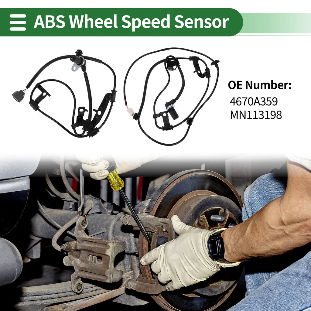 ABS Wheel Speed Sensor Kit Replacement for Mitsubishi Eclipse (2009–2012)