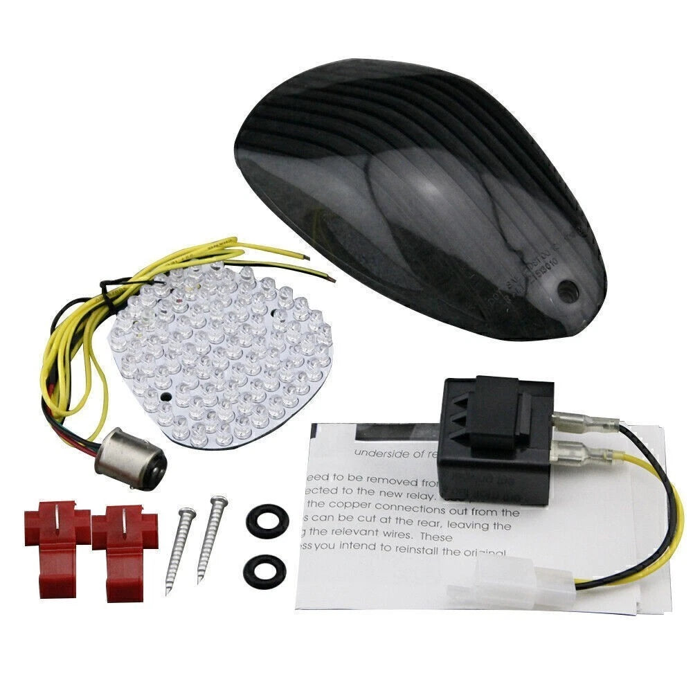 Rear Tail Light for Kawasaki Mean Streak (2002–2005) Smoke