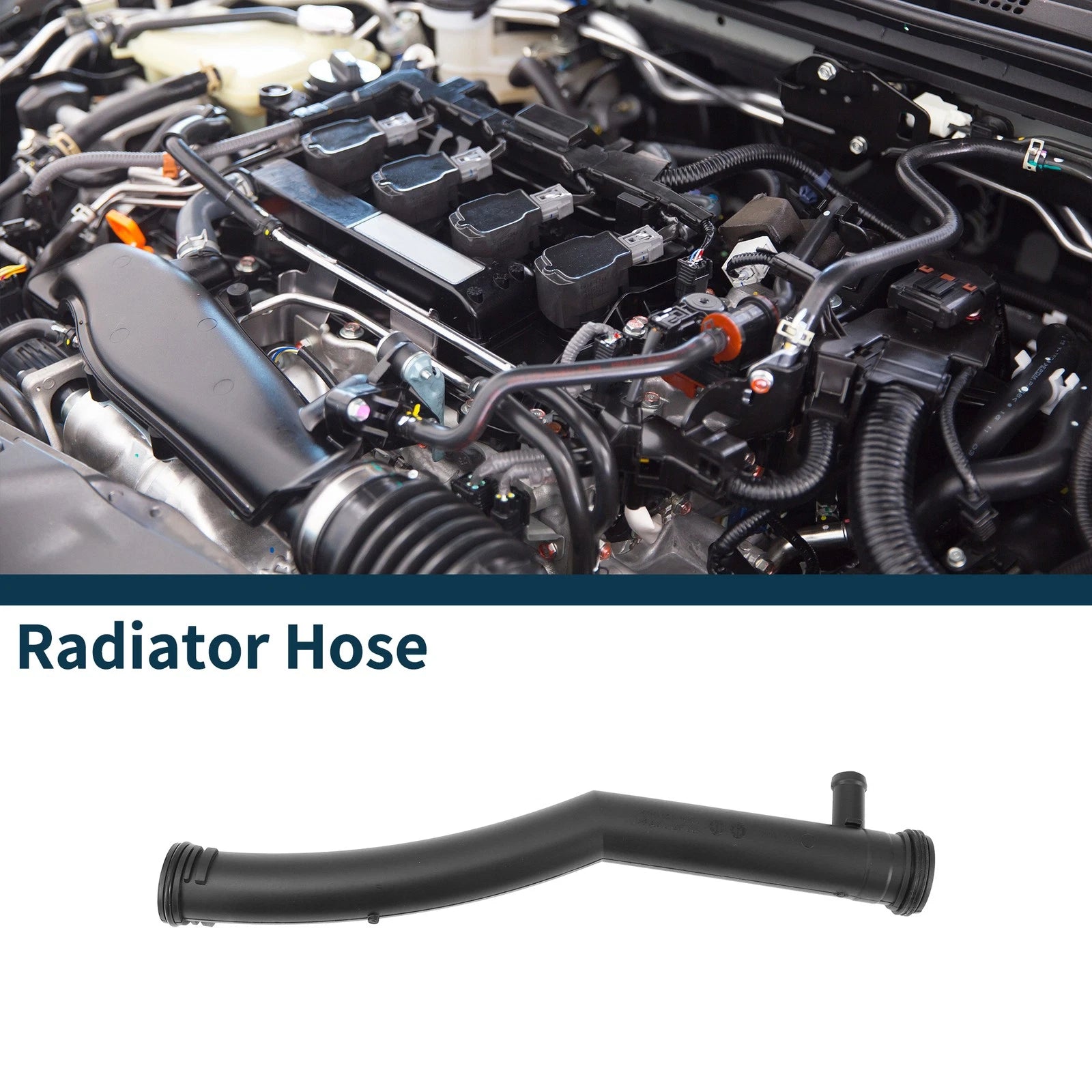 Radiator Hose Coolant Pipe Replacement for Audi A3 (2007–2012) Black