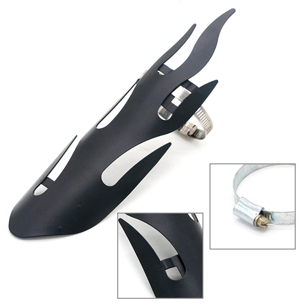 Exhaust Muffler Pipe Heat Cover Shield Heel Guard for Harley Motorcycle