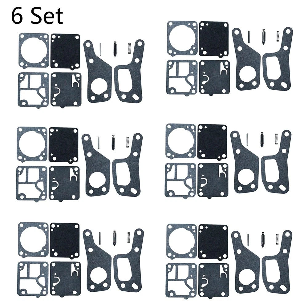 Set of 6 Carburetor Repair Kits for Zama RB19 M1M7 McCulloch Mini Mac 110-140
