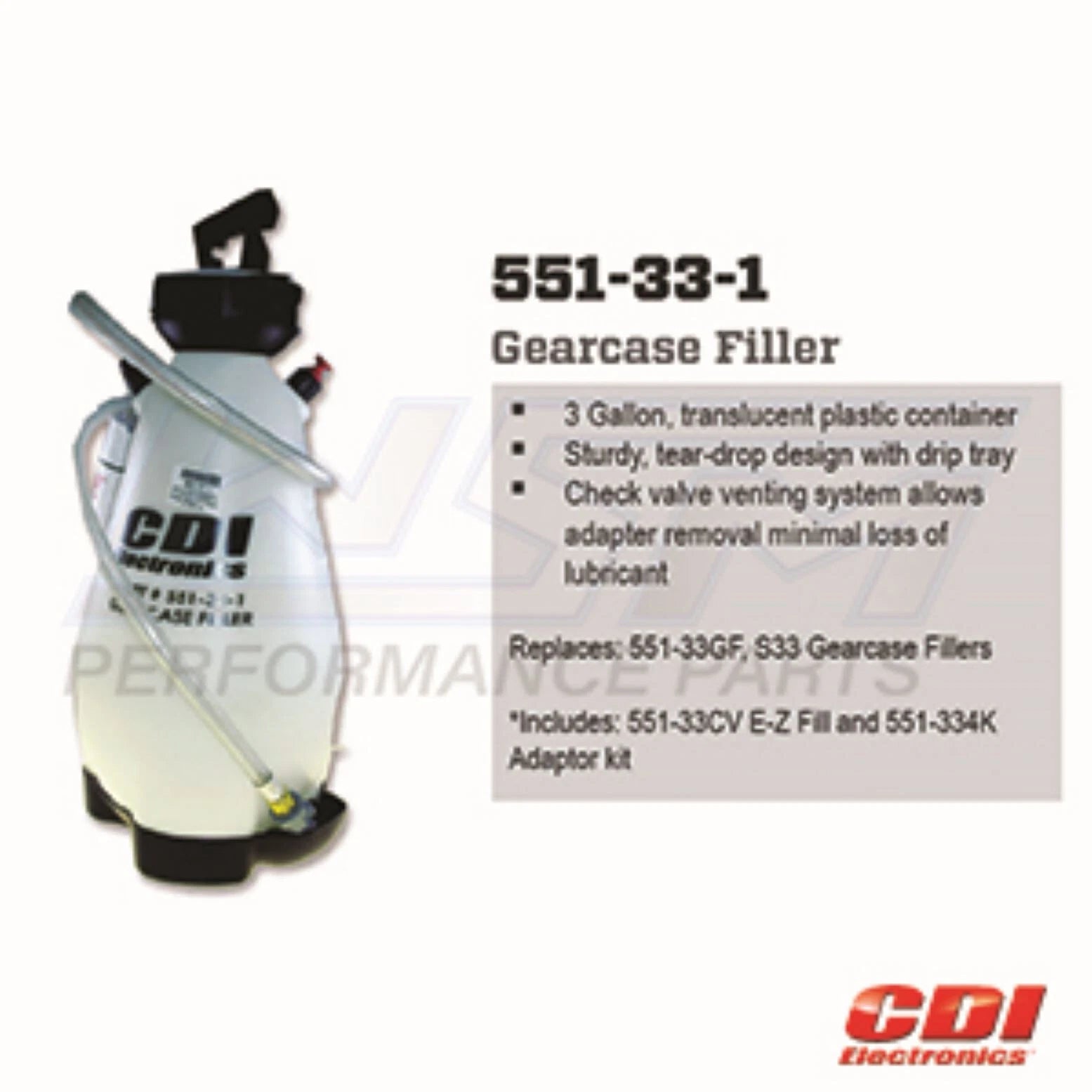 WSM Gearcase Filler for CDI Electronics (551-33-1)