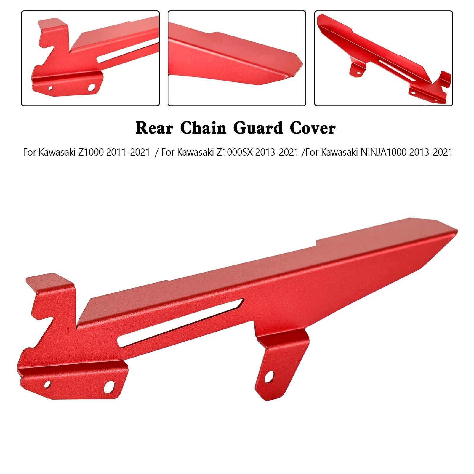 Sprocket Chain Guard Cover for Kawasaki Z1000SX Ninja 1000 Z1000 (2011–2021) Red