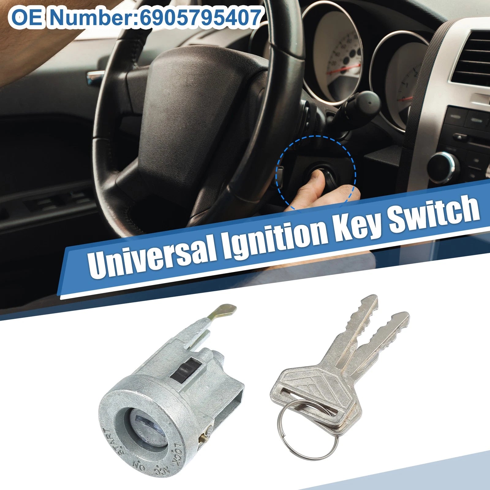 Ignition Switch Starter Set with Keys for Toyota 4Runner (No. 6905795407)