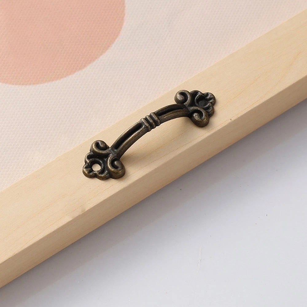 10pcs Antique Bronze Drawer Knob Pulls for Jewelry Box/Cabinet Hardware