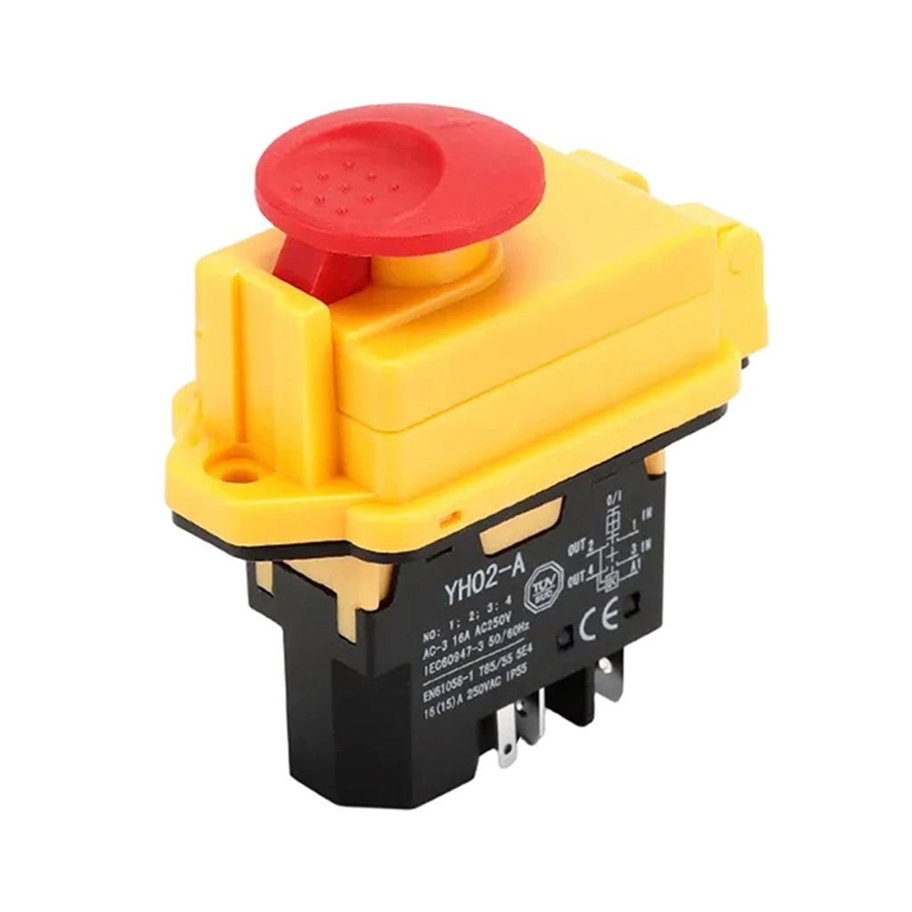 Electromagnetic Switch 5 Pin 250VAC 18A for Industrial Safety Stop