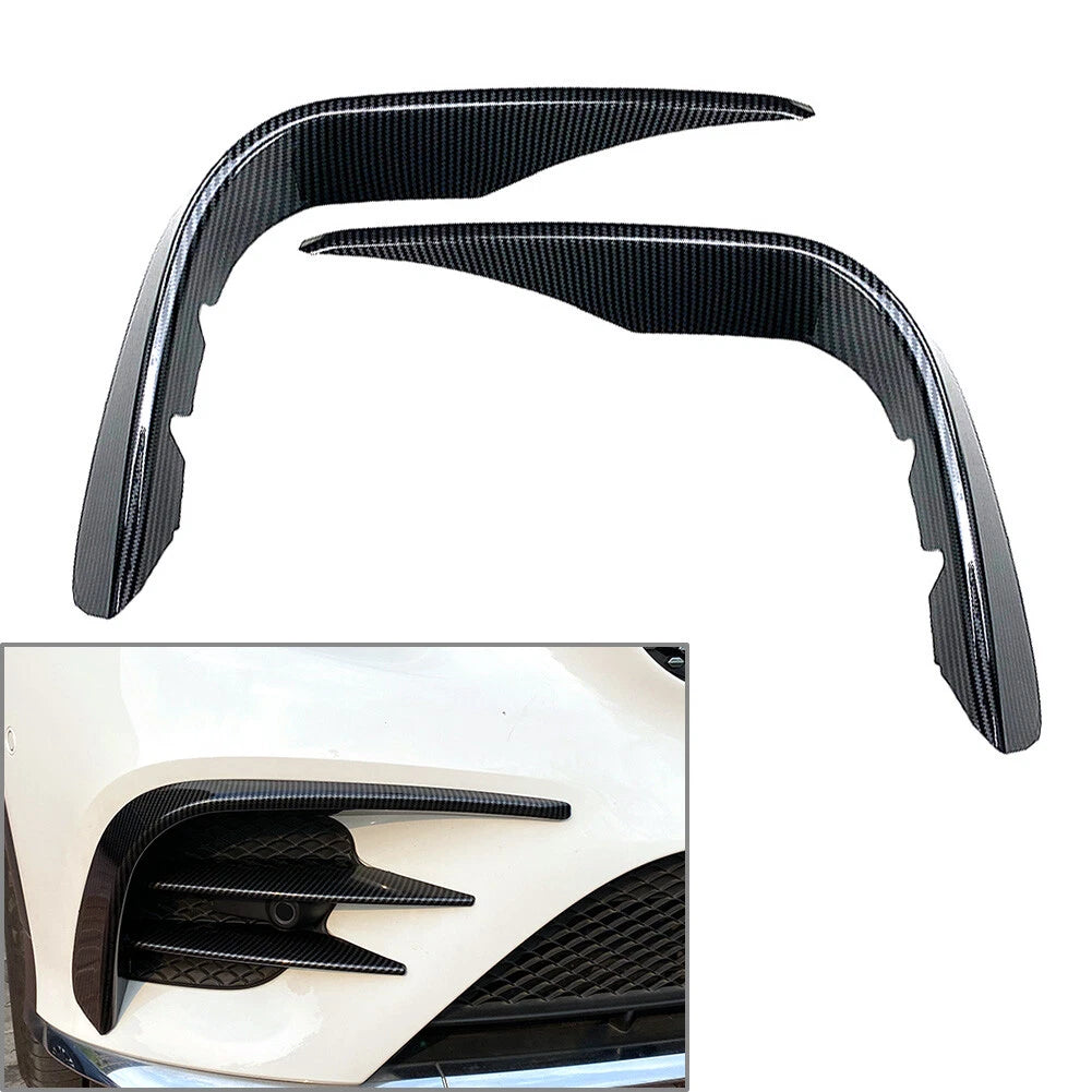 Front Bumper Fog Light Cover Strip for Mercedes Benz GLC X253 (2016–2019)