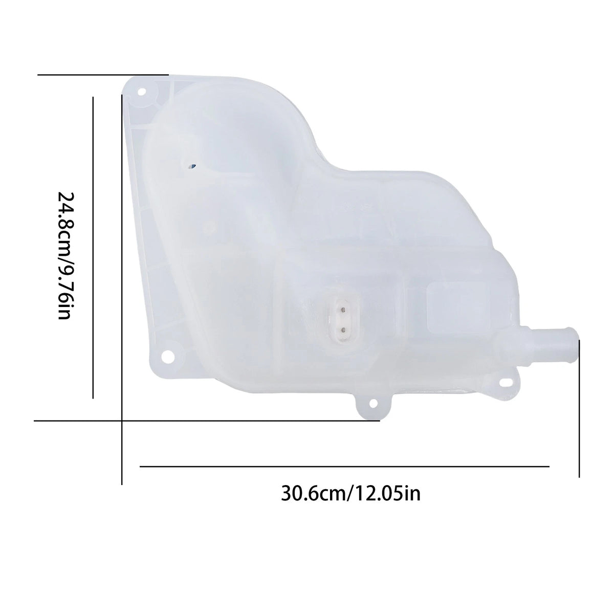 Coolant Expansion Tank Reservoir w/Cap 8D0121403 for VW Passat/Audi A4/A6 (1998–2005)
