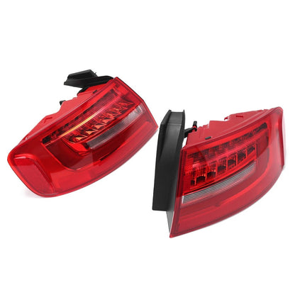 Set of 2 Outer Tail Light Brake Assembly 8K5945095AC for Audi A4 S4 (2008–2016)