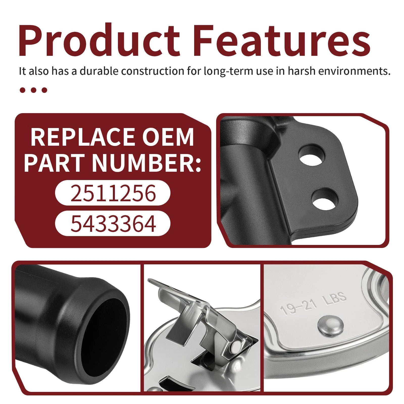 Coolant Filler Neck w/ Cap for Polaris Snowmobile 440 500 600 700 XC Classic (1996–2004)