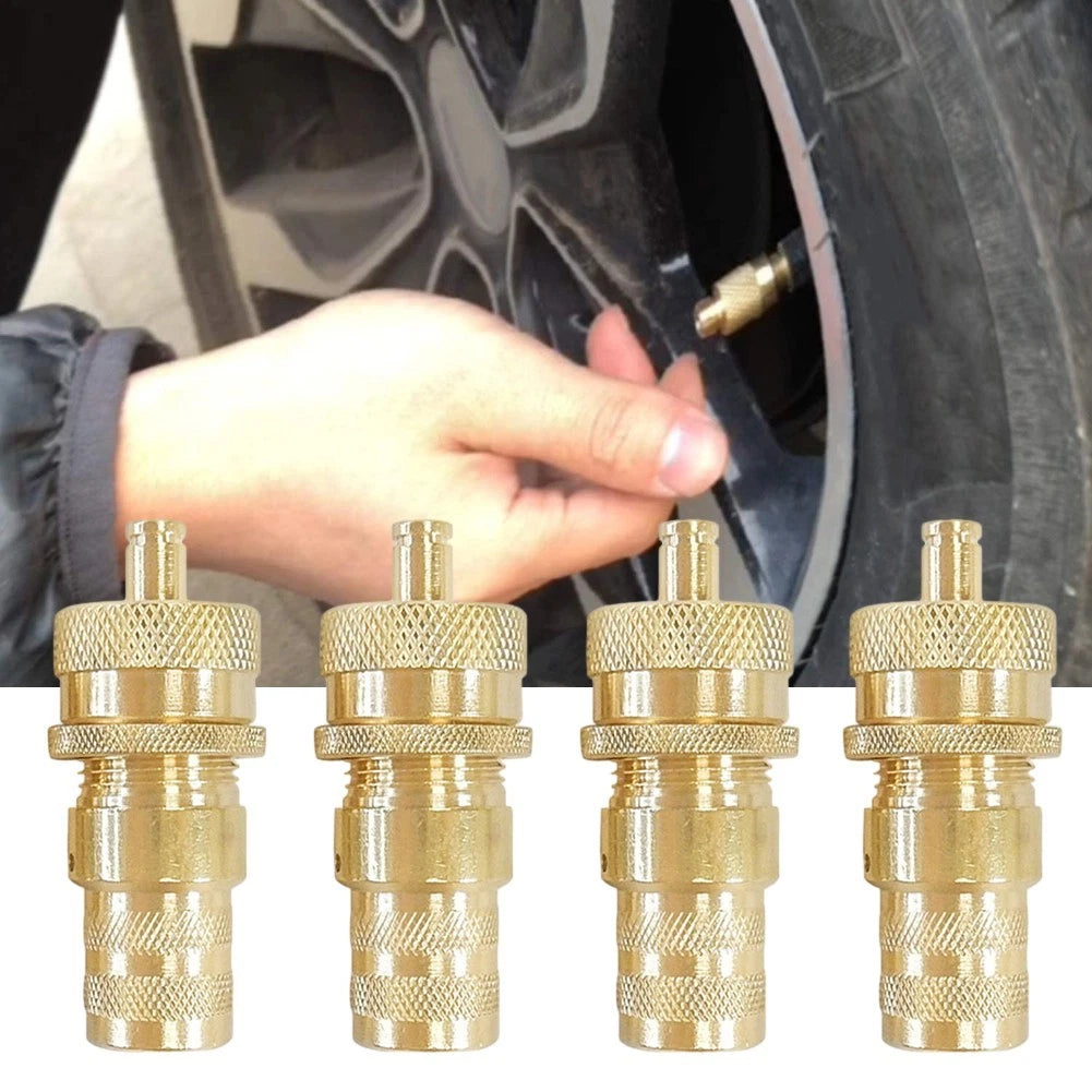 Brass Automatic Tire Deflator for Car and Motorcycle (2010–2023)
