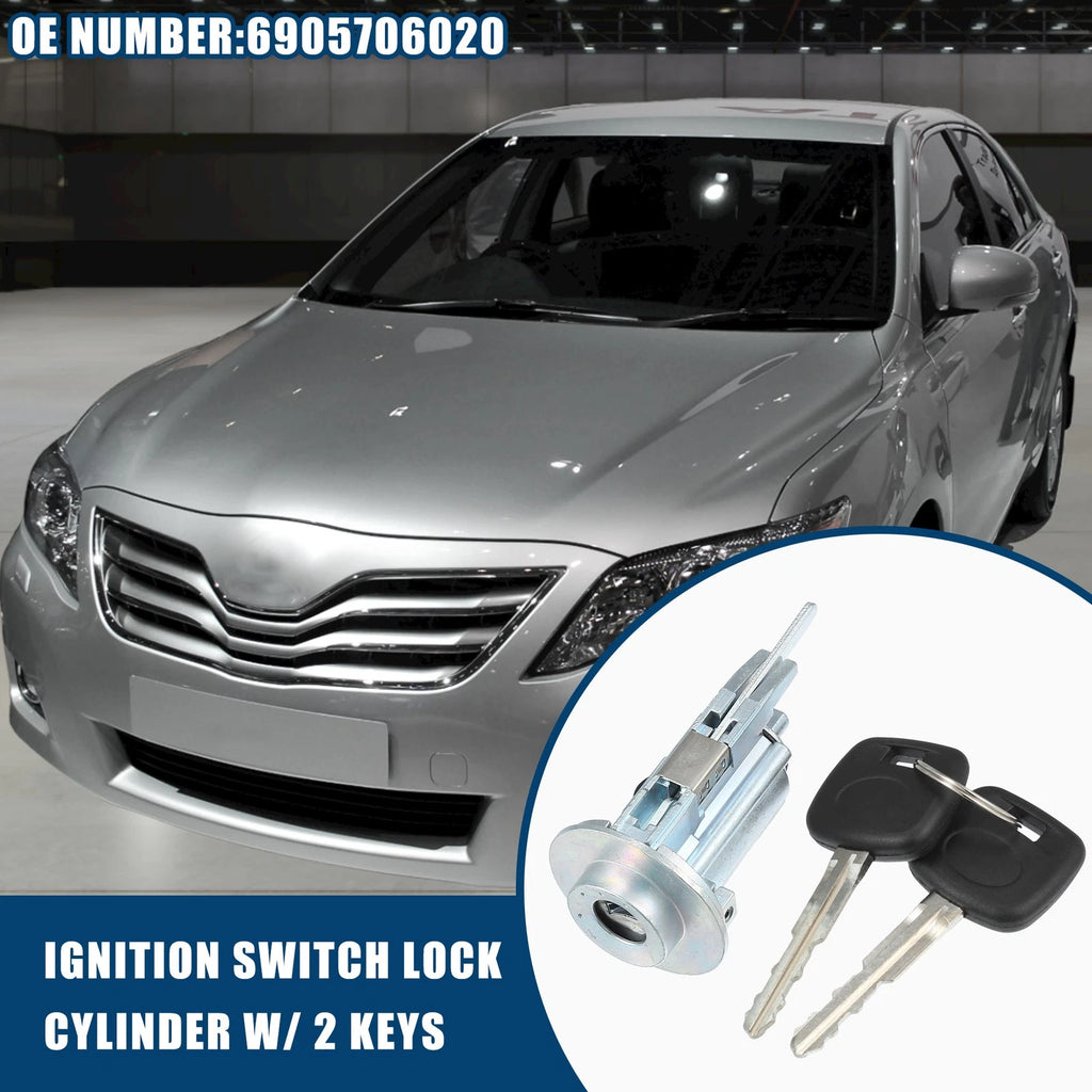 Ignition Switch Starter with Keys Replacement Kit for Toyota Camry (2007–2018)