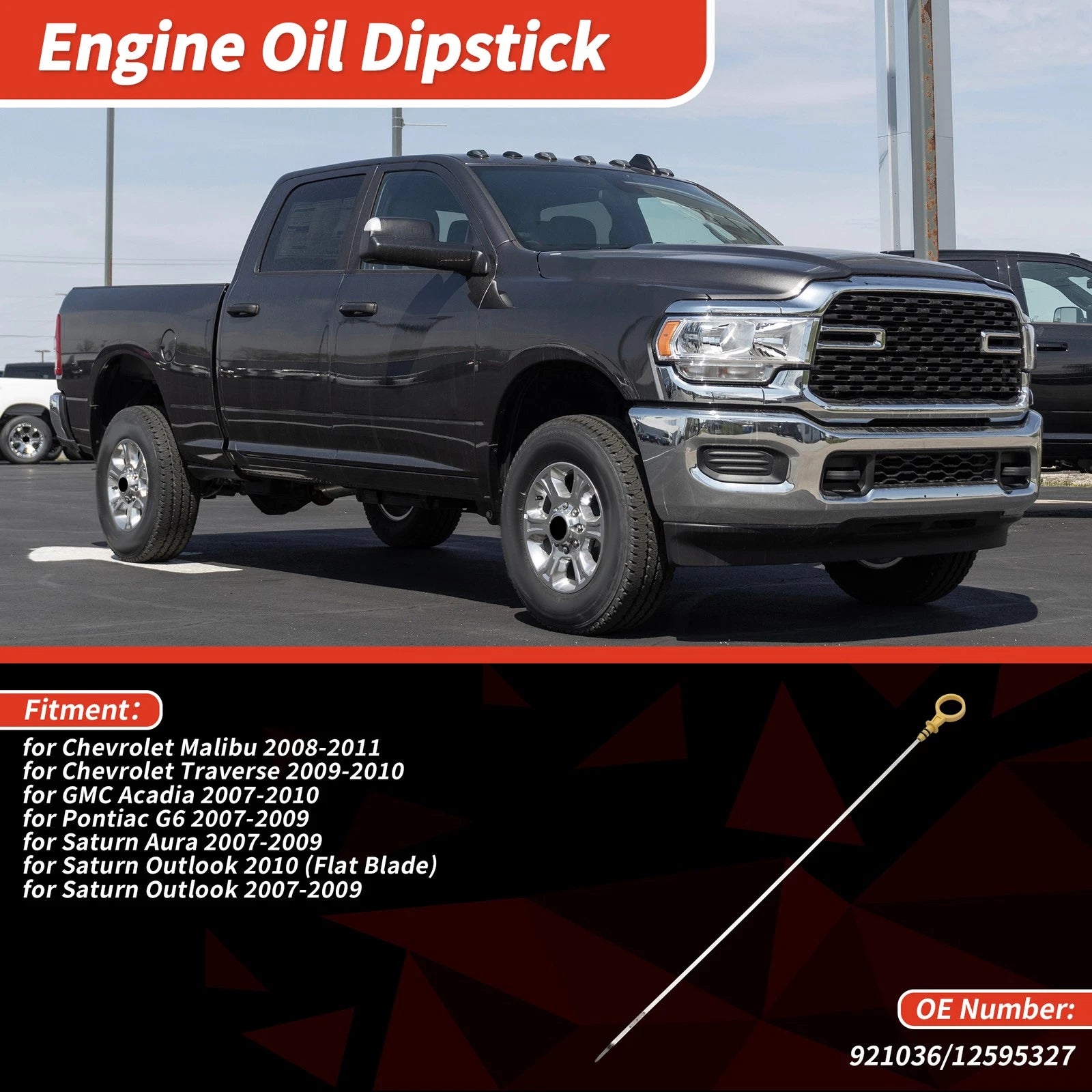 Oil Dipstick Replacement for Chevrolet Malibu (2008–2011)
