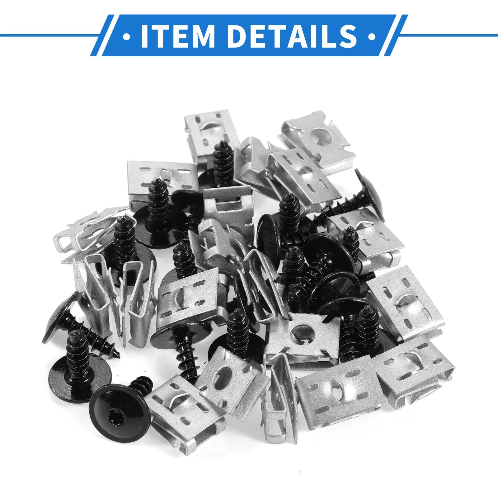Fender Liner Splash Shield Bumper Cover Screw Set for VW Alltrack (2017–2019)